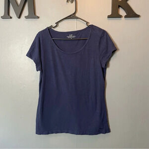 Vineyard vines navy blue scoopneck short sleeve T-shirt 100% cotton size small